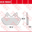 Brake Pad Trw 44082-00 TRW TRW MOTOVEIKALS 21