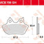 Brake Pad Trw 44082-00 TRW TRW MOTOVEIKALS 21