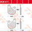 Brake Pad Trw Mcb511 TRW TRW MOTOVEIKALS 21