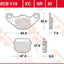 Brake Pad Trw Mcb519Si TRW TRW MOTOVEIKALS 21