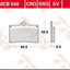 Brake Pad Trw Mcb540Crq TRW TRW MOTOVEIKALS 21