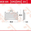 Brake Pad Trw Mcb595Sv TRW TRW MOTOVEIKALS 21
