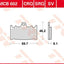 Brake Pad Trw Mcb602Crq TRW TRW MOTOVEIKALS 21