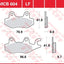 Brake Pad Trw Mcb604 TRW TRW MOTOVEIKALS 21