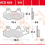 Brake Pad Trw Mcb604 TRW TRW MOTOVEIKALS 21
