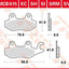 Brake Pad Trw Mcb615Sv TRW TRW MOTOVEIKALS 21