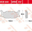 Brake Pad Trw Mcb640Sv TRW TRW MOTOVEIKALS 21