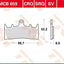 Brake Pad Trw Mcb659Sv TRW TRW MOTOVEIKALS 21