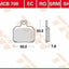 Brake Pad Trw Mcb700Rq TRW TRW MOTOVEIKALS 21
