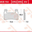 Brake Pad Trw Mcb703Sv TRW TRW MOTOVEIKALS 21