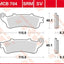 Brake Pad Trw Mcb704Sv TRW TRW MOTOVEIKALS 21