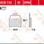 Brake Pad Trw Mcb732 TRW TRW MOTOVEIKALS 21