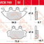 Brake Pad Trw Mcb760Si TRW TRW MOTOVEIKALS 21