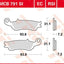 Brake Pad Trw Mcb791Si TRW TRW MOTOVEIKALS 21