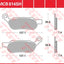 Brake Pad Trw Mcb814Sh TRW TRW MOTOVEIKALS 21