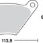 Brake Pad Trw Mcb97 TRW TRW MOTOVEIKALS 21