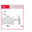 Brake Pad Trw TRW TRW MOTOVEIKALS 21
