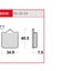 Brake Pad Trw TRW TRW MOTOVEIKALS 21