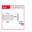 Brake Pad Trw TRW TRW MOTOVEIKALS 21