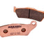 brake pads Naraku sintered for MBK Skyliner, Yamaha Majesty, Piaggio X9, Gilera Nexus, GP800, Suzuki UH Burgman 125, 150 NARAKU MOTOVEIKALS 21