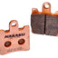 brake pads Naraku sintered for Suzuki AN Burgman 250, 400 -2006, SYM GTS 250 Joymax -2006 NARAKU MOTOVEIKALS 21