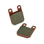 brake pads organic for Derbi Gilera Italjet Peugeot =  NK430.34 RMS MOTOVEIKALS 21