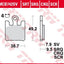 Brake Pads Sinter Track TRW TRW MOTOVEIKALS 21