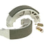 brake shoe set 110x25mm for drum brake for Peugeot Django, Kisbee, Speedfight 3 VPARTS MOTOVEIKALS 21