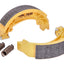 brake shoe set Malossi Brake Power T10 110x25mm front / rear for Aprilia Amico, Rally, Sonic, SR, Baotian BT49QT-2, 7, 9, 11, Benelli Naked, Honda Bali, Zoomer, Ruckus, Kymco Dink, Peugeot Speedfight MALOSSI MOTOVEIKALS 21