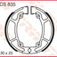 Brake Shoes Standard TRW TRW MOTOVEIKALS 21