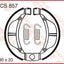 Brake Shoes Trw Mcs857 TRW TRW MOTOVEIKALS 21
