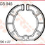 Brake Shoes Trw Mcs945 TRW TRW MOTOVEIKALS 21