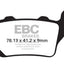 Bremžu kluči EBC SFA213 EBC MOTOVEIKALS 21