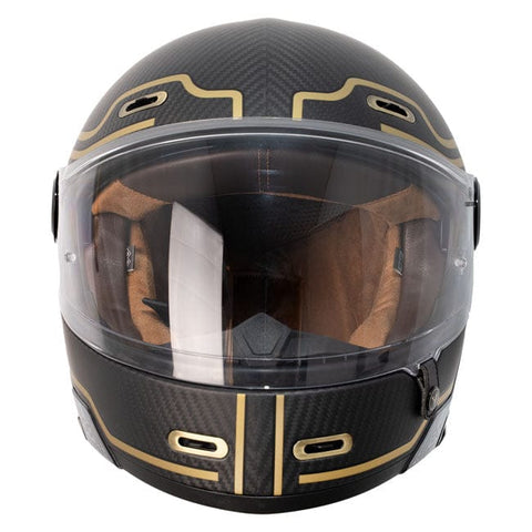 By City 90 Degrees Carbon helmet gold BY CITY MOTOVEIKALS 21