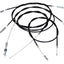 cable set w/ throttle cable, front and rear brake cable, clutch cable for Puch Maxi E50 101 OCTANE MOTOVEIKALS 21