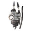 carburetor Dellorto PHVA 17.5 w/ cable operated choke for Piaggio, Derbi D50B0 DELLORTO MOTOVEIKALS 21