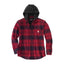Carhartt Flannel hooded shirt oxblood CARHARTT MOTOVEIKALS 21