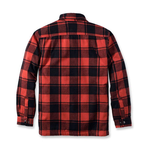 Carhartt Flannel sherpa-lined shirt red ochre CARHARTT MOTOVEIKALS 21
