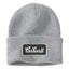 Carhartt Knit Cuffed Script Patch beanie heather grey CARHARTT MOTOVEIKALS 21