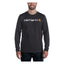 Carhartt Logo graphic long sleeve carbon heather CARHARTT MOTOVEIKALS 21