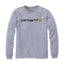 Carhartt Logo graphic long sleeve heather gray CARHARTT MOTOVEIKALS 21
