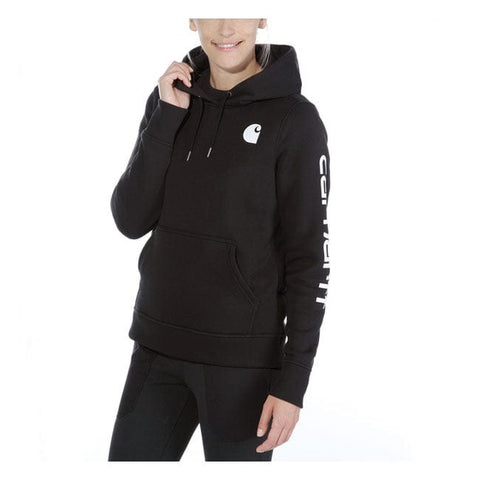 Carhartt Logo Sleeve female hoodie black CARHARTT MOTOVEIKALS 21
