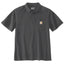 Carhartt Midweight S/S Pocket Polo carbon heather CARHARTT MOTOVEIKALS 21