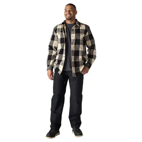 Carhartt Plaid long sleeve shirt oat milk CARHARTT MOTOVEIKALS 21