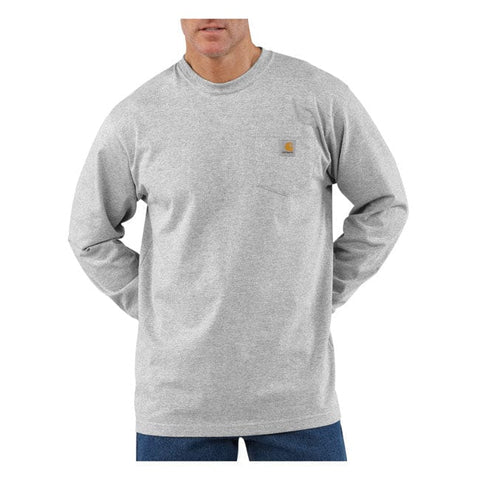 Carhartt Pocket long sleeve heather gray CARHARTT MOTOVEIKALS 21