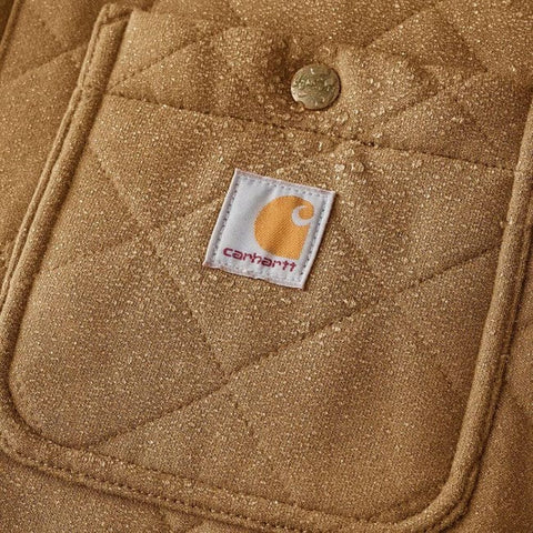 Carhartt Quilted Snap Front shirt carhartt® brown CARHARTT MOTOVEIKALS 21