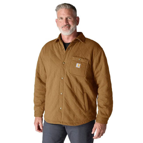 Carhartt Quilted Snap Front shirt carhartt® brown CARHARTT MOTOVEIKALS 21