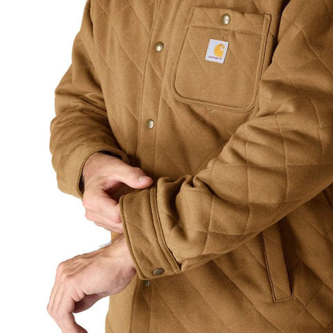Carhartt Quilted Snap Front shirt carhartt® brown CARHARTT MOTOVEIKALS 21