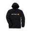 Carhartt Signature logo hoodie black CARHARTT MOTOVEIKALS 21