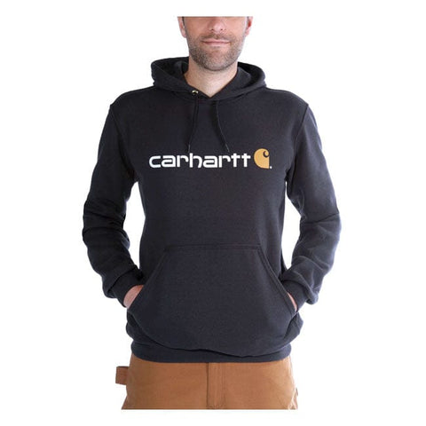 Carhartt Signature logo hoodie black CARHARTT MOTOVEIKALS 21